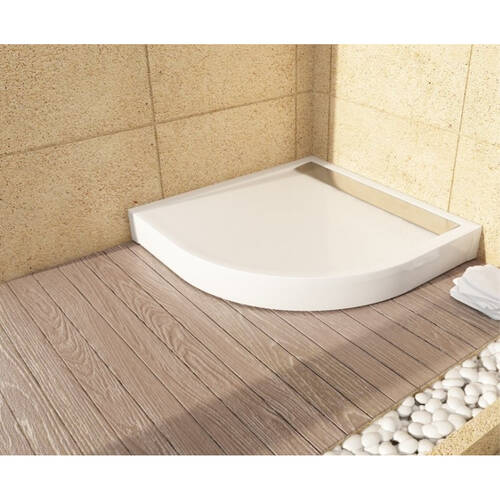 Душевой поддон San Swiss Ila WIR550905004 90х90х3 см четверть круга с ножками и сифоном, фото 4