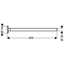 Держатель для полотенец Axor Uno 41520000 хром, фото №2