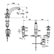 Смеситель для раковины Kludi Adlon 510430520 хром, фото №2