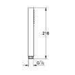 Ручний душ Grohe Euphoria Cube Stick 27698000 хром, фото 2