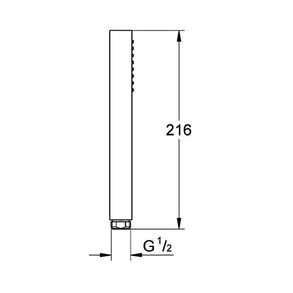 Ручний душ Grohe Euphoria Cube Stick 27698000 хром, фото 2