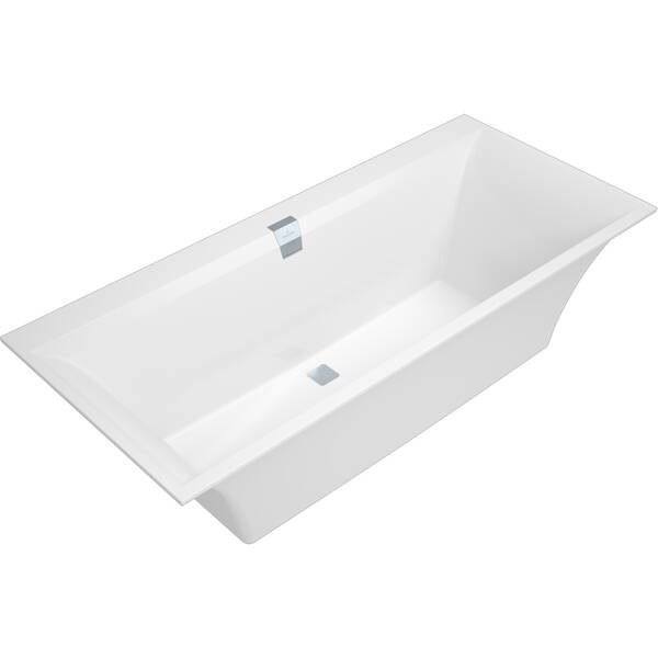 Ванна кварилова Villeroy&Boch Squaro Edge uBQ170SQE2DV-01 170х75 см з ніжками, фото 3