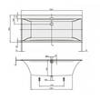 Ванна кварилова Villeroy&Boch Squaro uBQ180SQE2DV-01 180х80 см з ніжками, фото 3