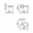 Склянка Devit Charlestone 8020142G з тримачем золото, фото 2