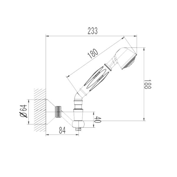 Душевый набор Devit Retro 1304127HS, фото 2