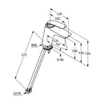 Смеситель для раковины Kludi Balance 520260575, фото №2